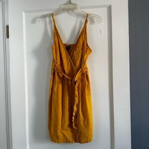 Wild Fable Yellow Linen Dress